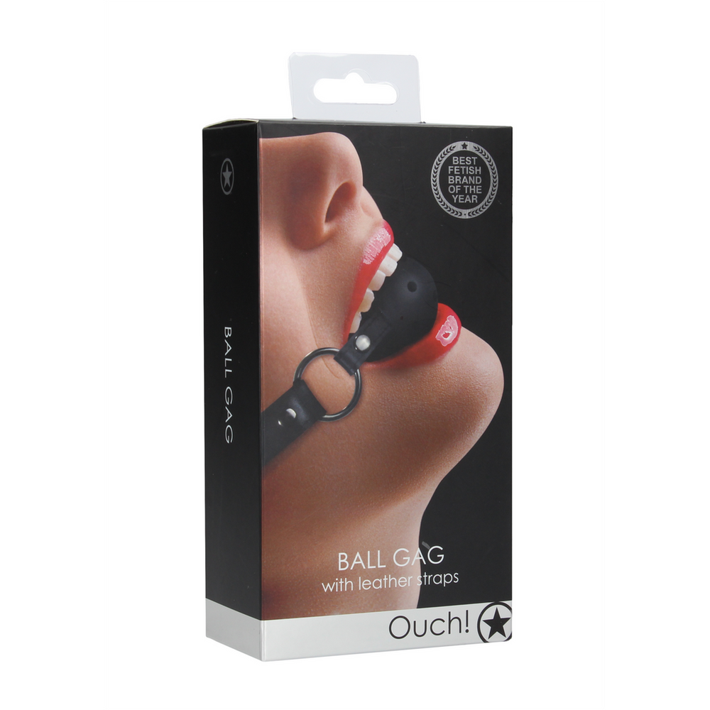 Ouch! Ball Gag prodyšný roubík s kuličkou