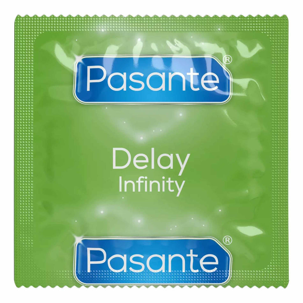 Pasante Delay Infinity Ejaculation Delay Condoms, Bulk Pack (144 pcs)