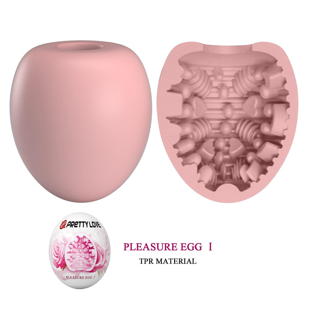 Pretty Love Pleasure Egg I Hand Masturbator with Ribbed Texture