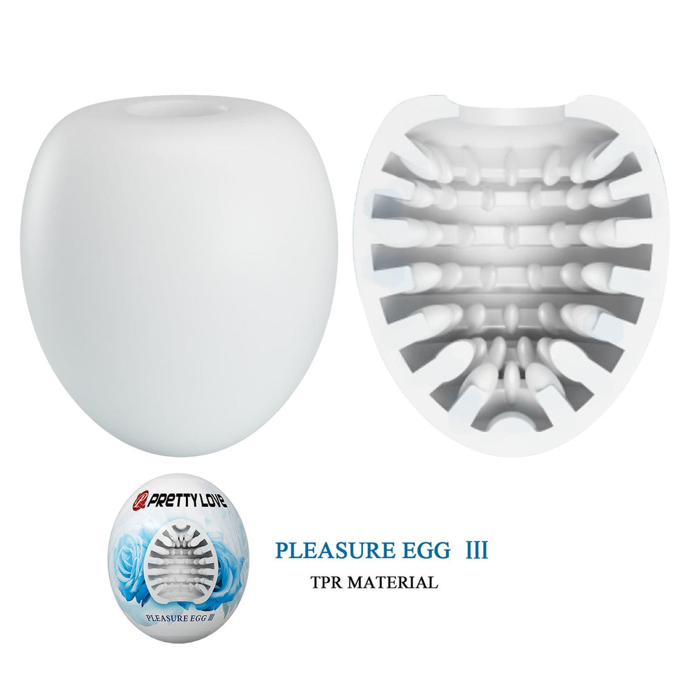 Pretty Love Pleasure Egg III ruční masturbátor s vlnitou strukturou