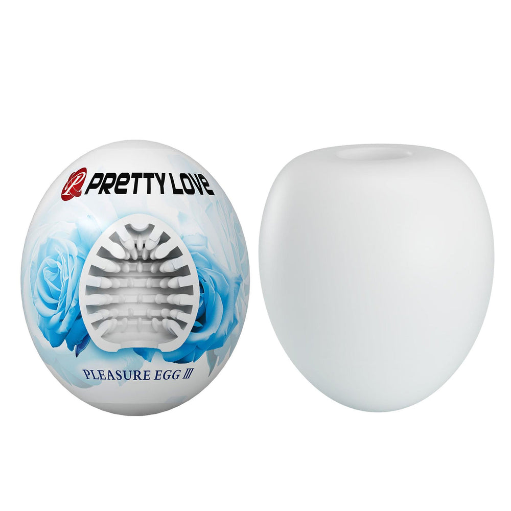 Pretty Love Pleasure Egg III ruční masturbátor s vlnitou strukturou