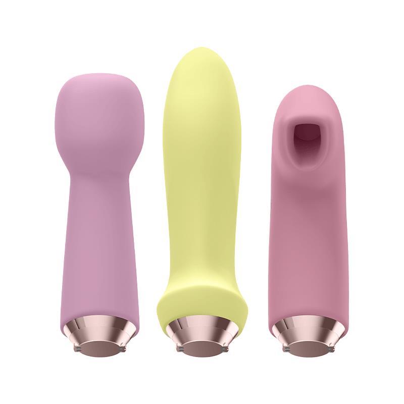 Satisfyer Marvelous Four set of 4 attachments with vibration and pressure waves