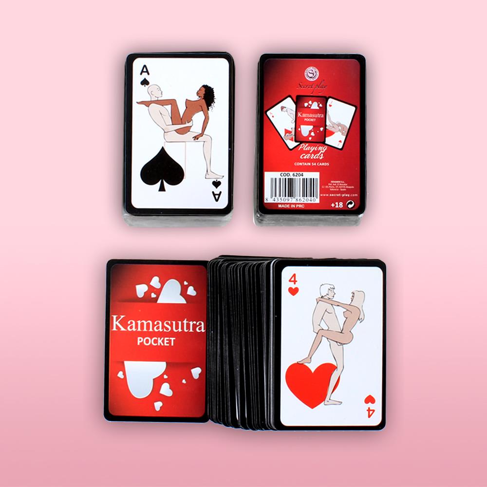 Secret Play Mini Kamasutra Cards 54 karet s polohami Kámasútry