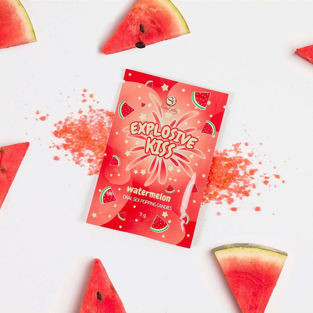 Secret Play Watermelon Popping Candies šumivé bonbony s příchutí melounu