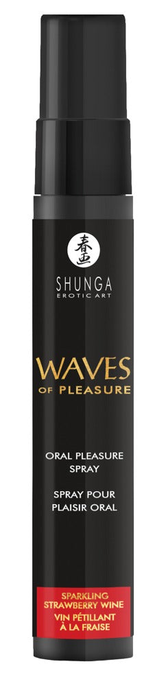 Shunga Waves of Pleasure Strawberry Wine oral play mouth spray, 20 ml