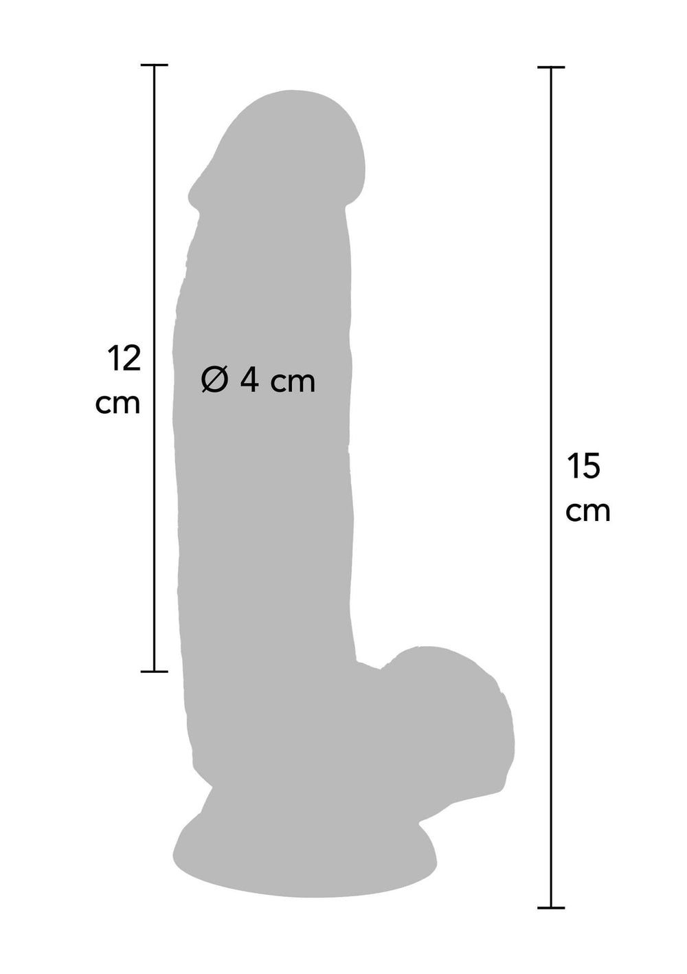 ToyJoy Get Real Dildo 6 inch realistické dildo so semenníkmi