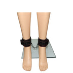 Lovetoy Bondage Fetish Pleasure Ankle Cuffs pouta na kotníky z ekokůže
