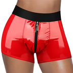 Lovetoy Chic Strap-On Shorts červené strap-on kraťasy, pas 71 až 79 cm