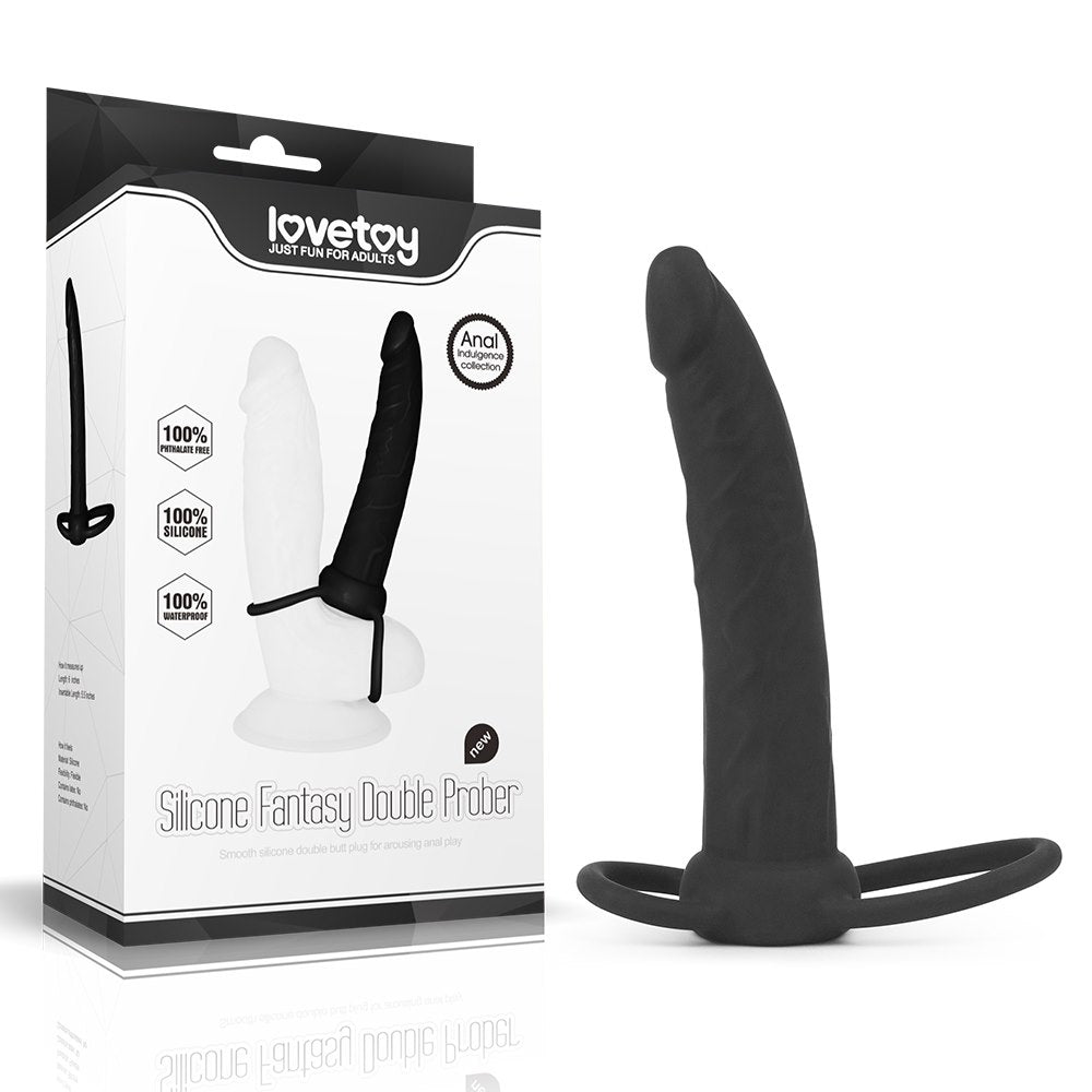 Lovetoy Double Prober dildo pro dvojitou penetraci, 14 cm