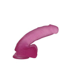 Lovetoy Jelly Studs Crystal Dildo realistické dildo s přísavkou, růžové