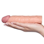 Lovetoy Pleasure X Tender realistický návlek na penis, prodloužení 2,5 cm
