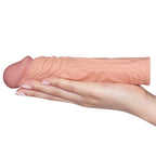 Lovetoy Pleasure X Tender realistický návlek na penis, prodloužení 5 cm