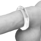 Lovetoy Power Plus Cockring Clear průhledný erekční kroužek