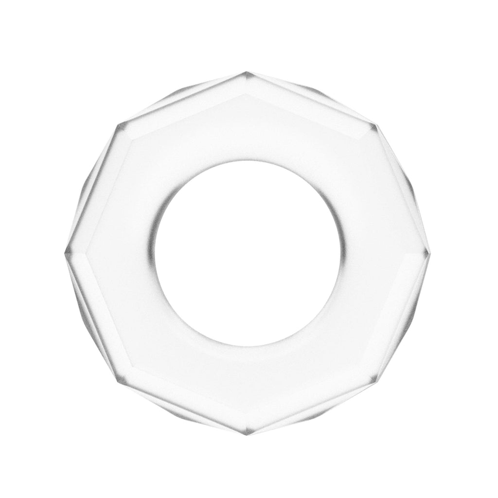 Lovetoy Power Plus Cockring Clear průhledný erekční kroužek