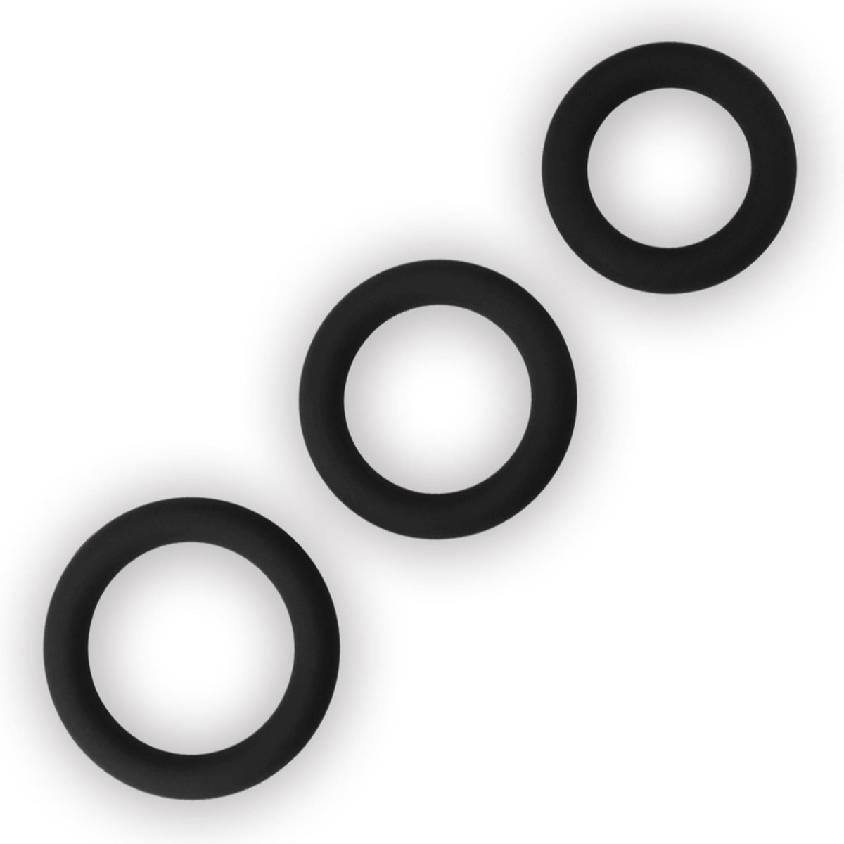 Lovetoy Power Plus Soft Silicone Snug Ring sada 3 erekčních kroužků