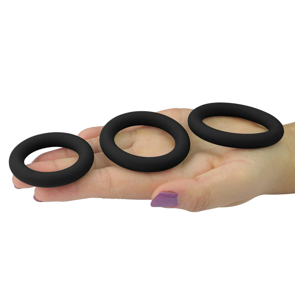 Lovetoy Power Plus Soft Silicone Snug Ring sada 3 erekčních kroužků