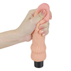 Lovetoy Real Softee realistické vibrační dildo z cyberkůže, 19,3 cm