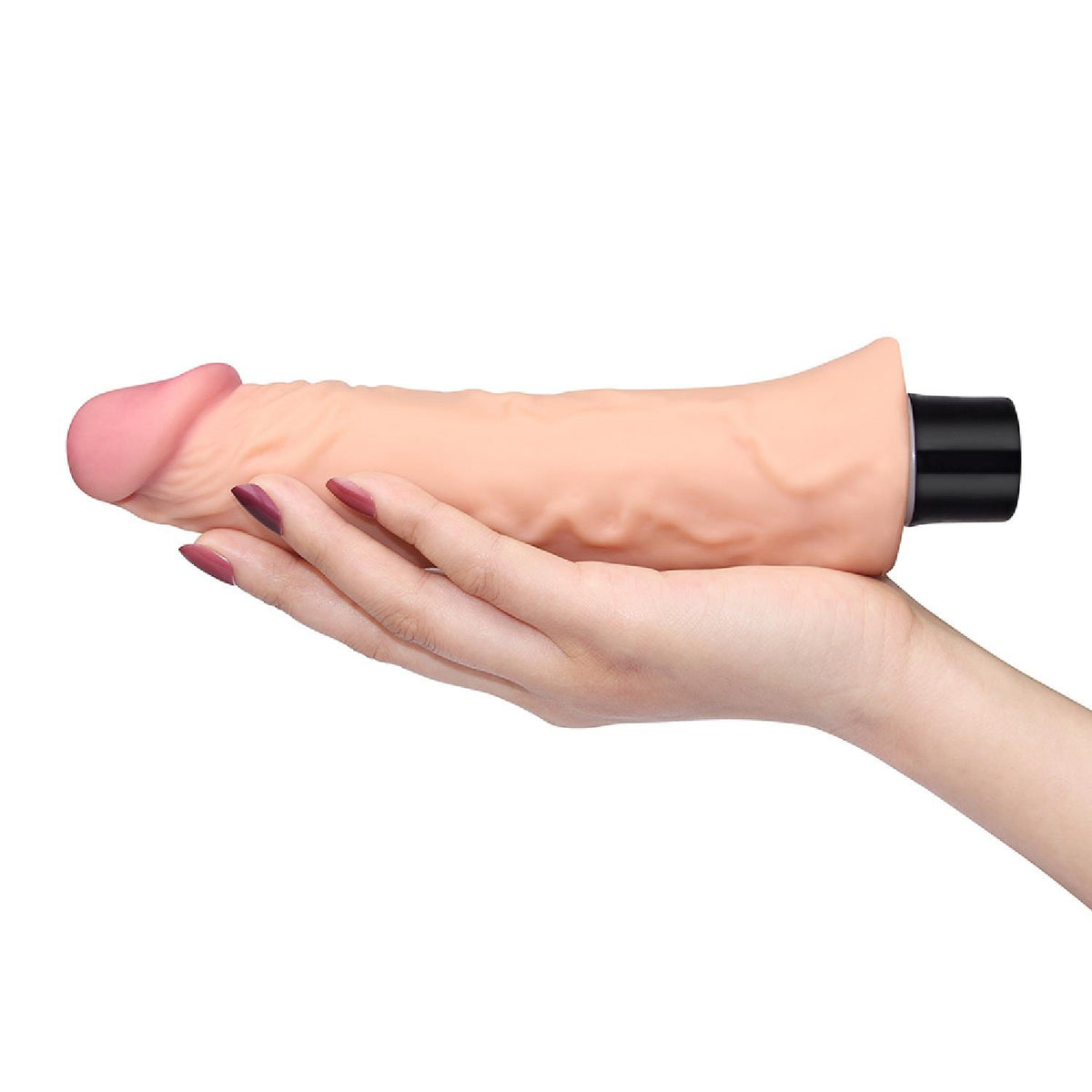 Lovetoy Real Softee realistické vibrační dildo z cyberkůže, 21,8 cm