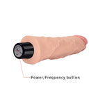 Lovetoy Real Softee realistické vibrační dildo z cyberkůže, 21,8 cm