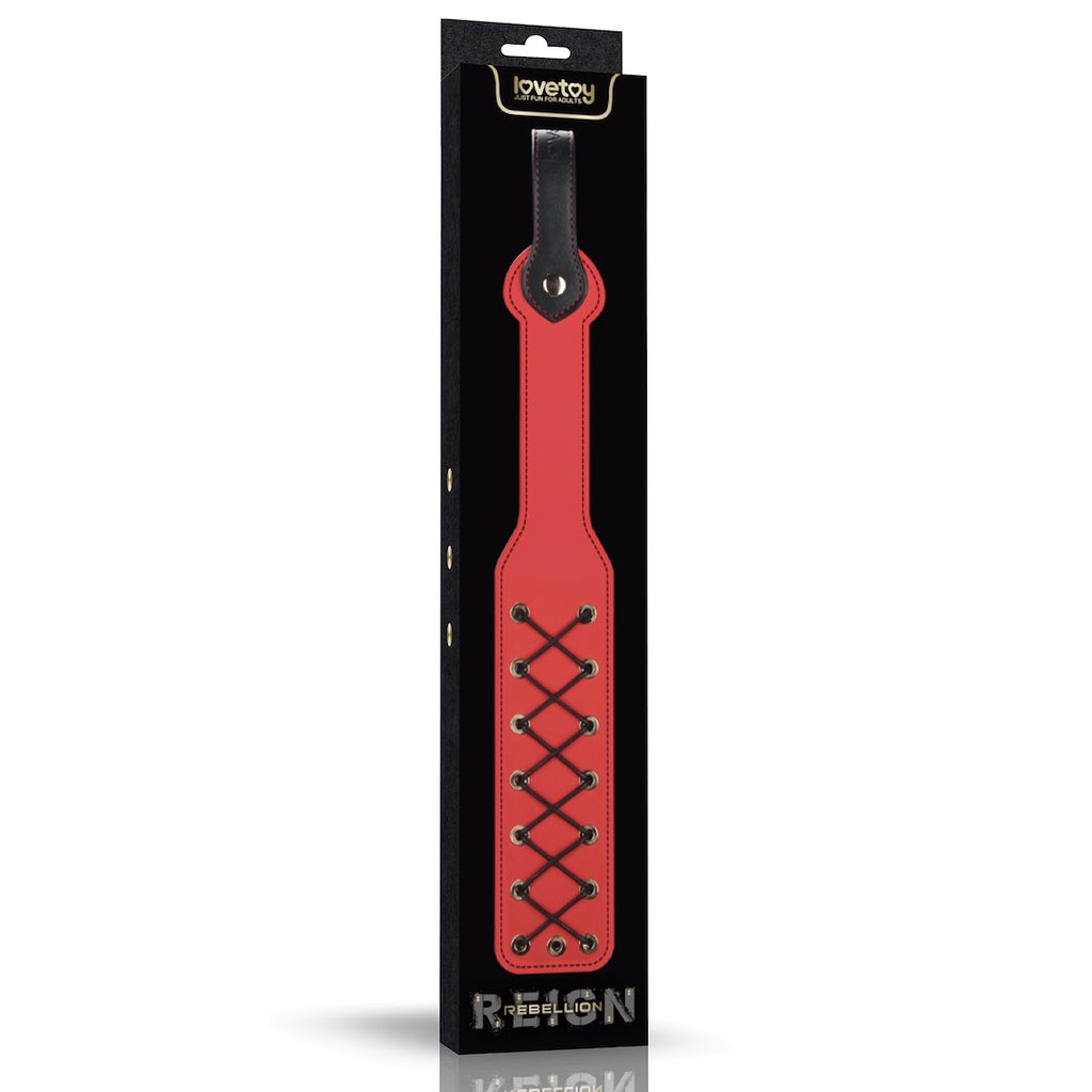 Lovetoy Rebellion Reign Rope Paddle BDSM plácačka, 38 cm