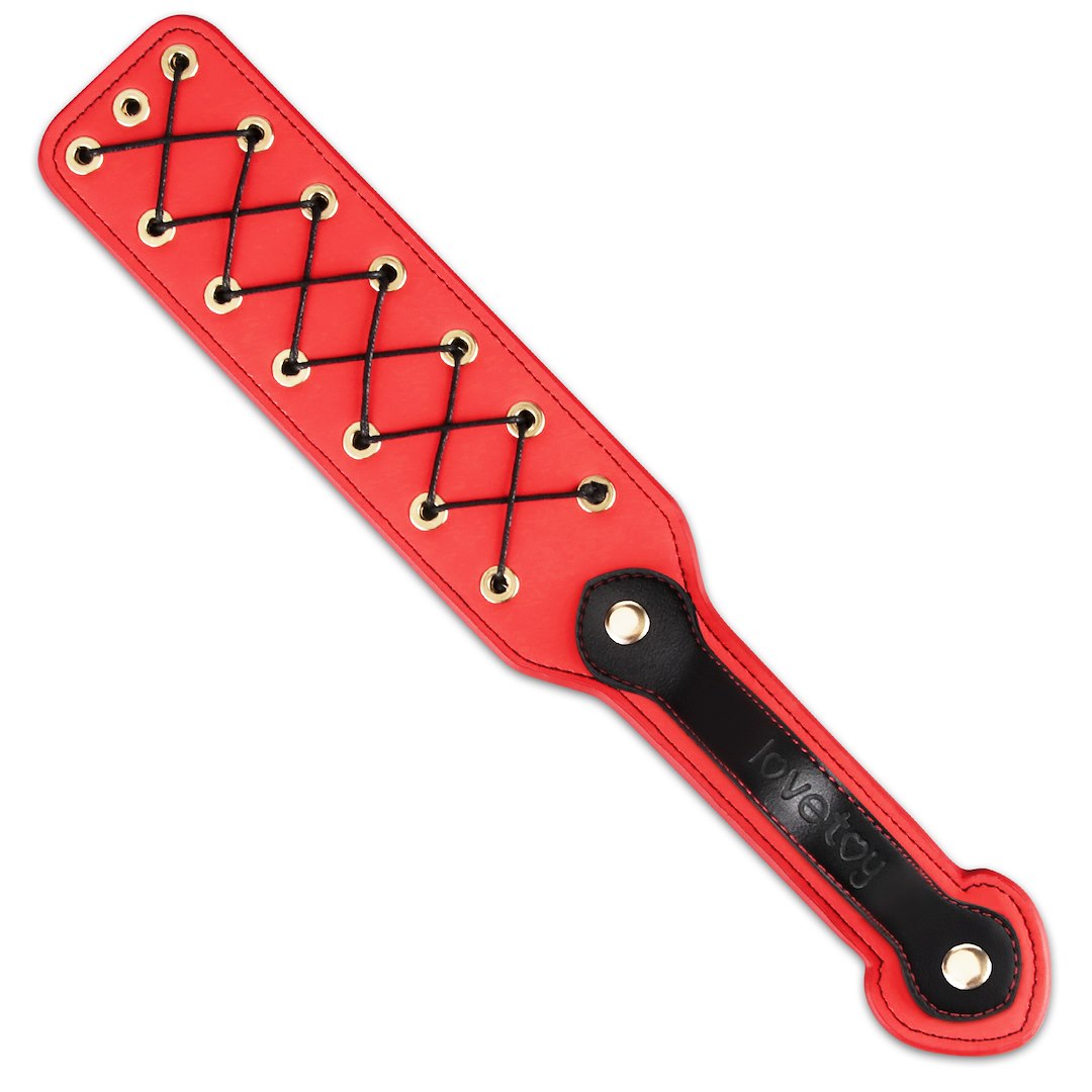 Lovetoy Rebellion Reign Rope Paddle BDSM plácačka, 38 cm