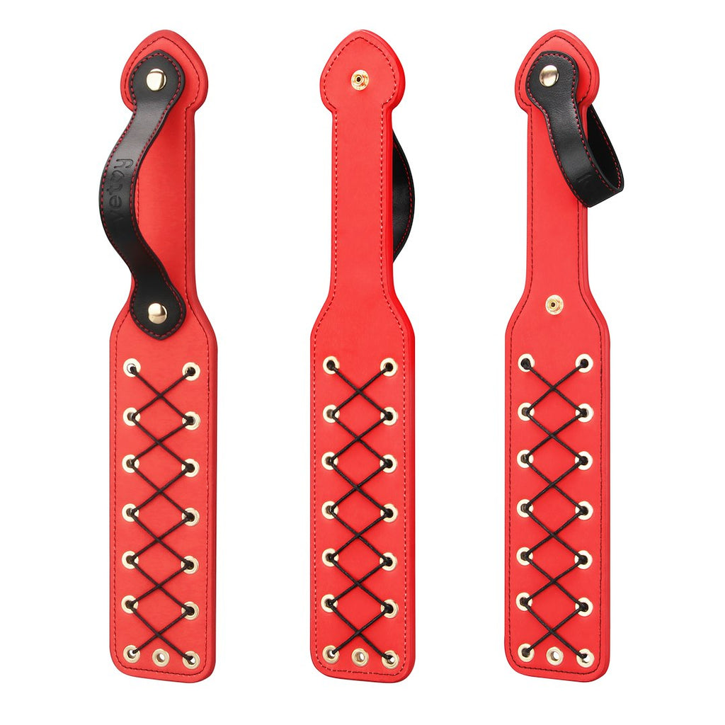 Lovetoy Rebellion Reign Rope Paddle BDSM plácačka, 38 cm