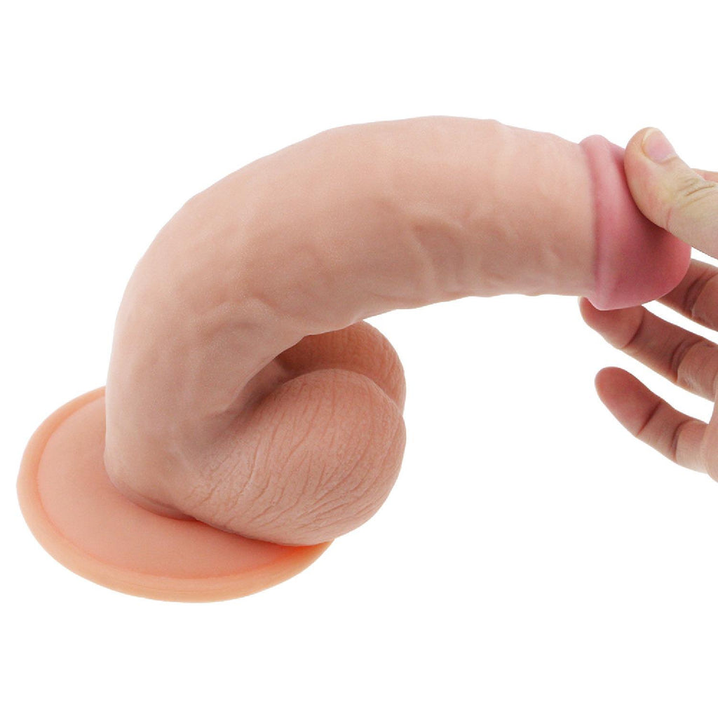 Lovetoy The Ultra Soft Dude realistické dildo s přísavkou, 21,6 cm