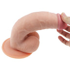 Lovetoy The Ultra Soft Dude realistické dildo s přísavkou, 21,6 cm