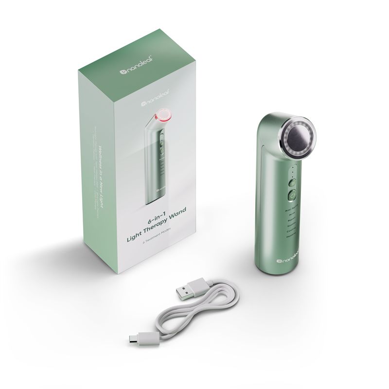 Nanoleaf 6-in-1 Light Therapy Wand přístroj pro světelnou terapii pleti