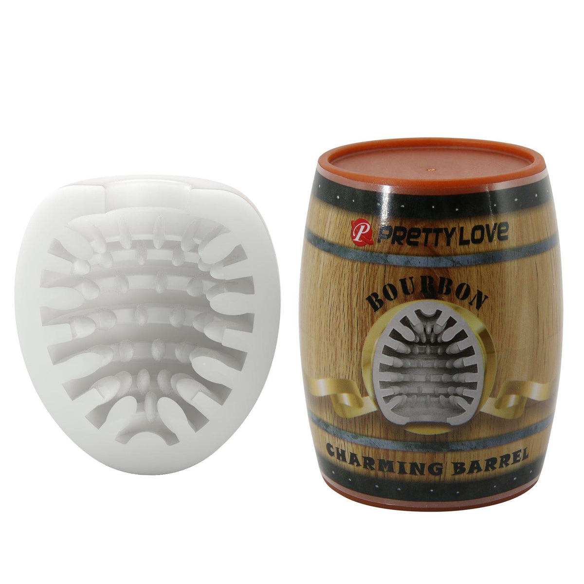 Pretty Love Bourbon kapesní masturbátor ve tvaru soudku