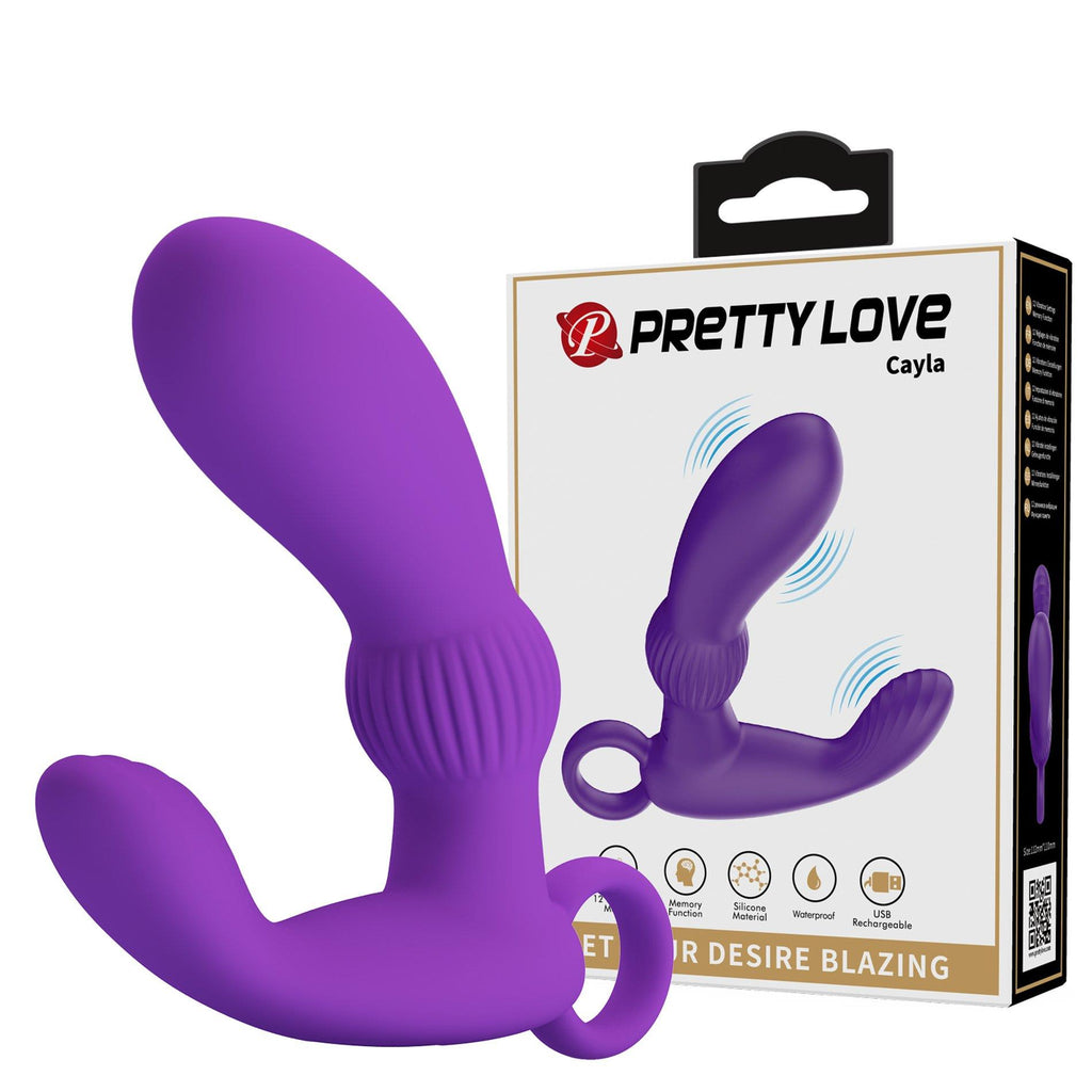 Pretty Love Cayla masážér prostaty s funkcí paměti, 12 režimů
