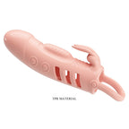 Pretty Love Sloane vibrační návlek na penis s králíčkem