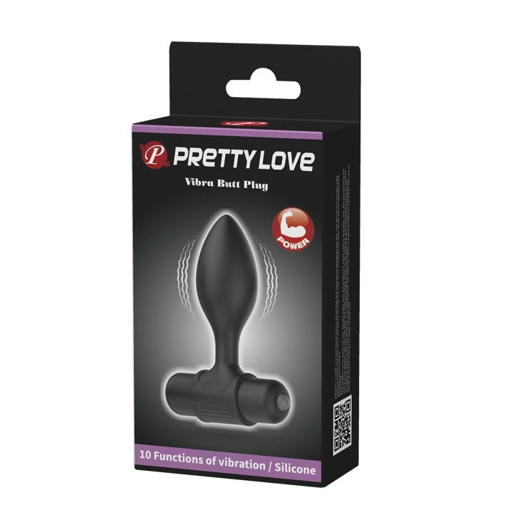 Pretty Love Vibra Butt Plug vibrační anální kolík s 10 režimy