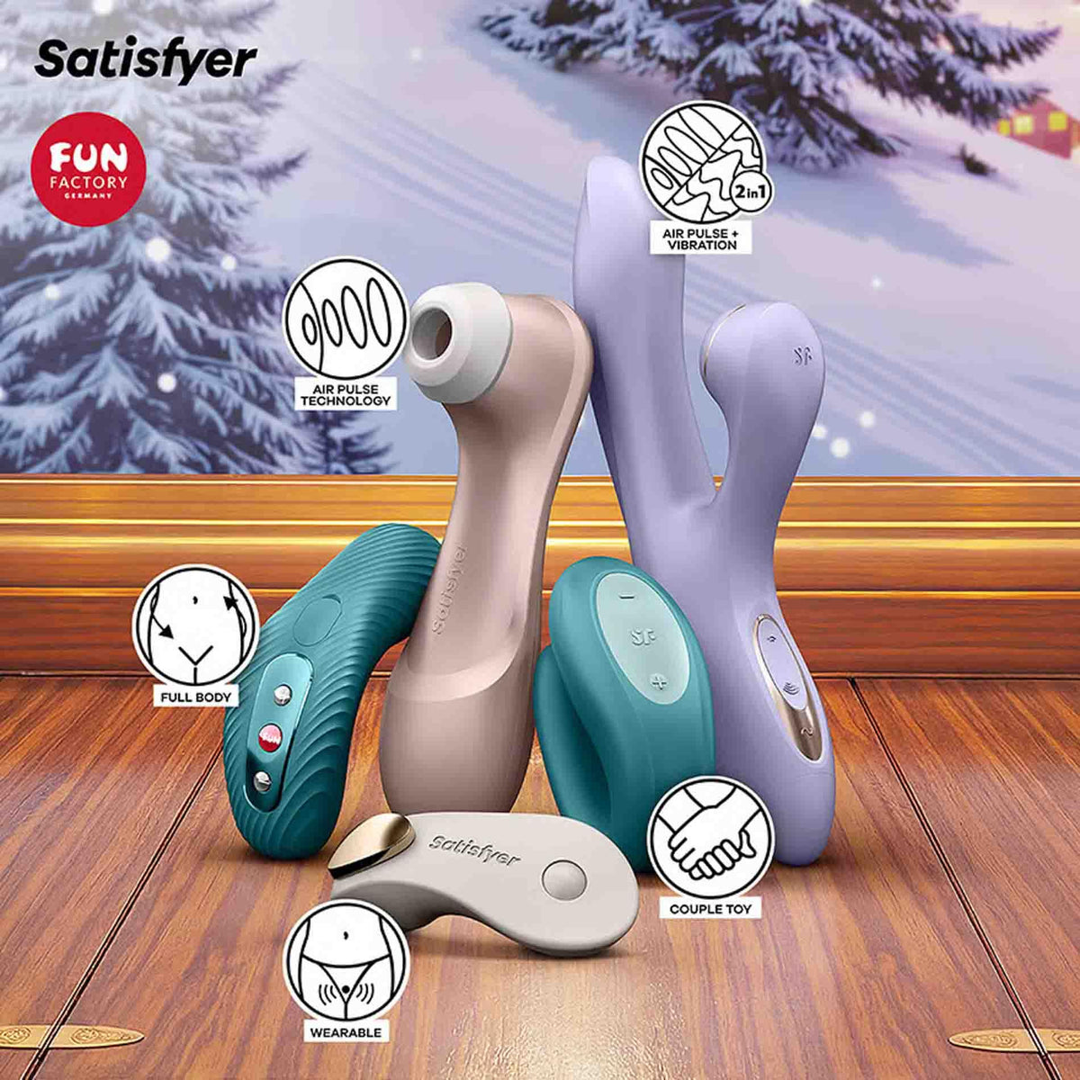 Satisfyer erotický adventní kalendář 2026, Premium